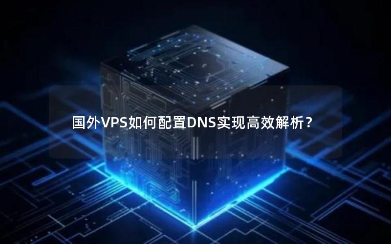 国外VPS如何配置DNS实现高效解析？