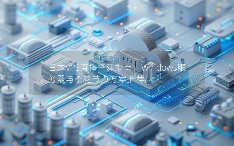 日本VPS直播搭建指南：Windows服务器与樱花节点方案推荐