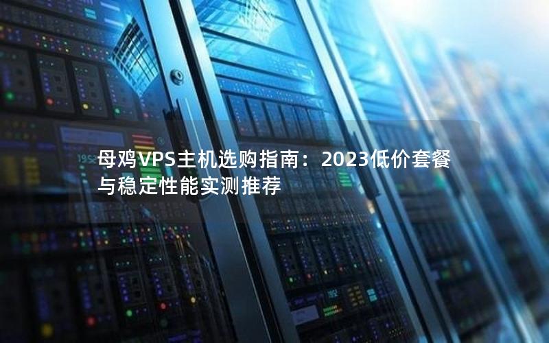 母鸡VPS主机选购指南：2023低价套餐与稳定性能实测推荐