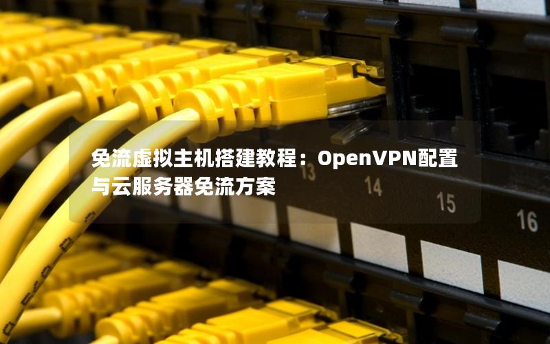 免流虚拟主机搭建教程：OpenVPN配置与云服务器免流方案