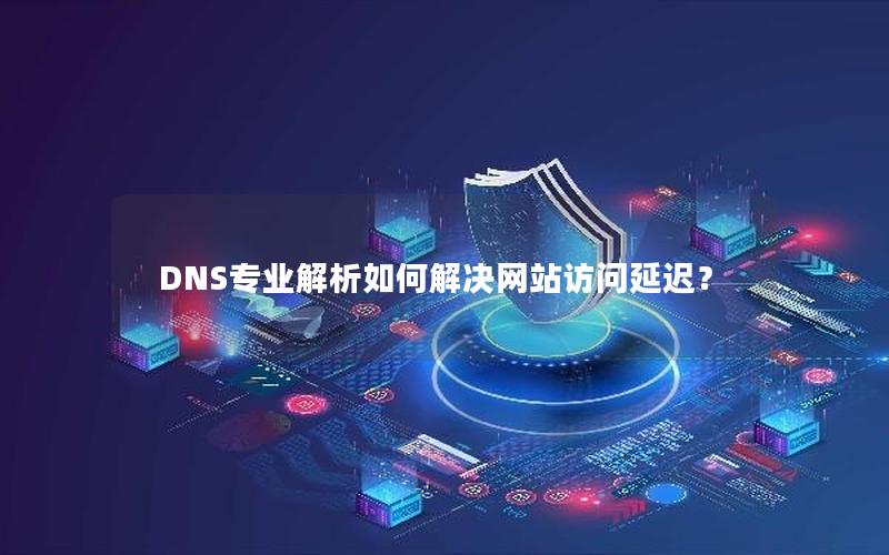 DNS专业解析如何解决网站访问延迟？