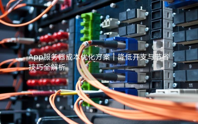 App服务器成本优化方案｜降低开支与节省技巧全解析