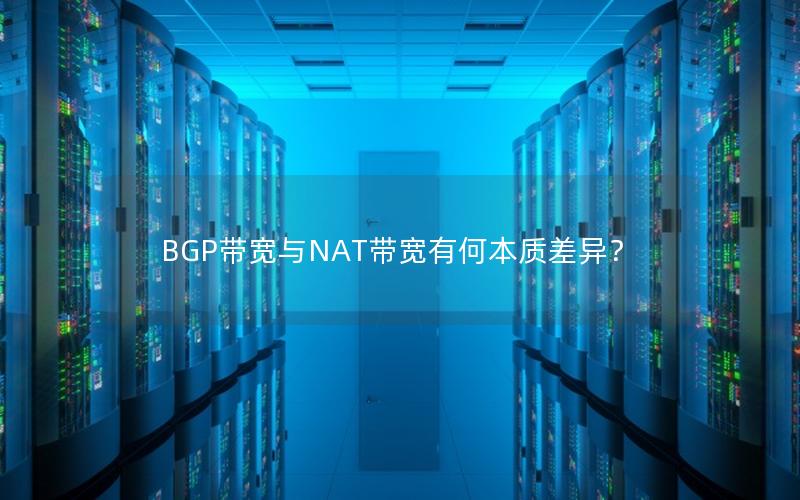 BGP带宽与NAT带宽有何本质差异？